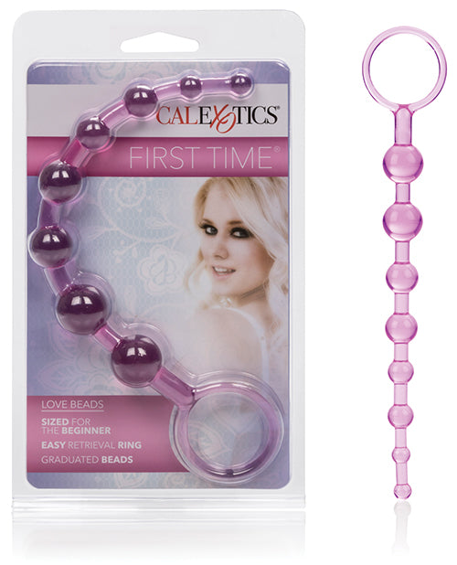 California Exotic Novelties SE-0004-31-2 First Time Love Beads, Pink