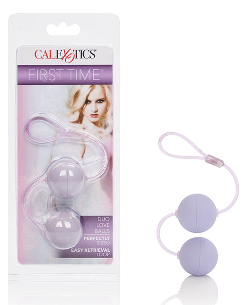 California Exotic Novelties SE-0004-36-2 Love Balls Duo Lover, Purple Kegel Toy