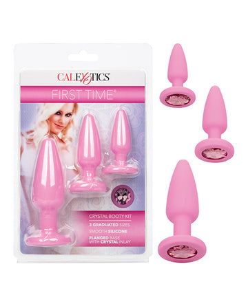 California Exotic Novelties SE-0004-39-2 First Time Crystal Booty Kit