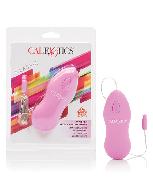 California Exotic Novelties SE-0044-04-2 Whisper Micro Heated Bullet, 2-Speed