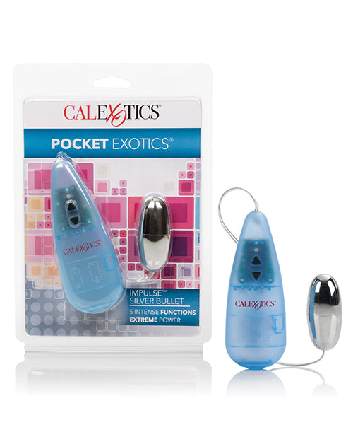 California Exotic Novelties SE-0054-10-3 Impulse Silver Bullet, 5 Functions