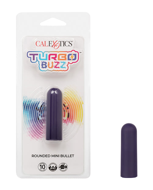 CalExotics Turbo Buzz™ Rounded Mini Bullet, 10-Function USB Rechargeable