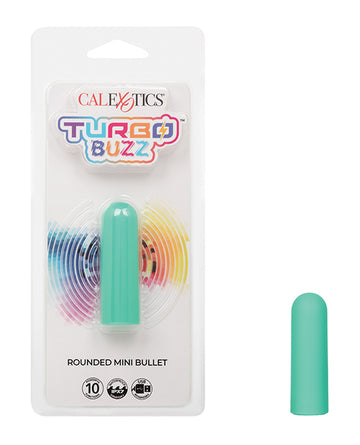 California Exotic Novelties Turbo Buzz Rounded Mini Bullet Stimulator, Green