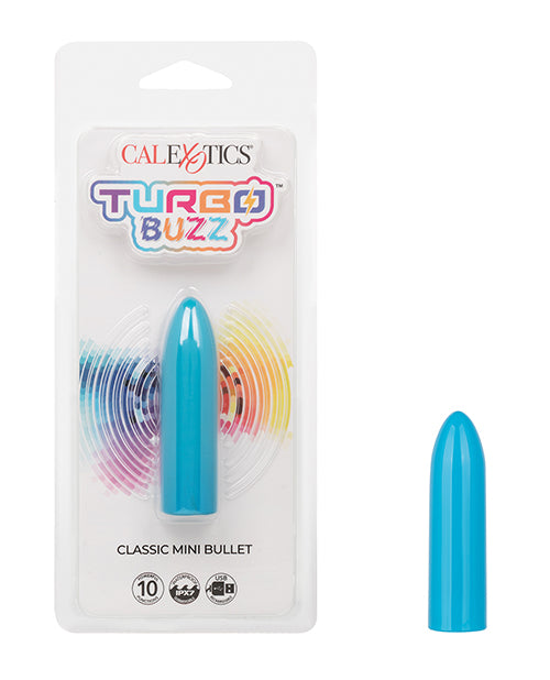 California Exotic Novelties SE-0061-62-2 Turbo Buzz Bullet, Blue, 10 Functions