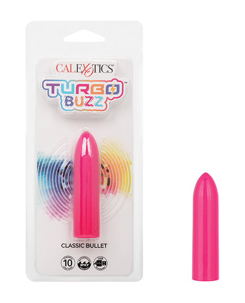 California Exotic Novelties Turbo Buzz Classic Bullet Stimulator, Pink