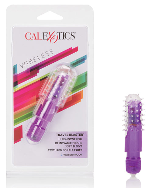 California Exotic Novelties SE-0070-45-2 Travel Blaster Silicone Sleeve, Purple
