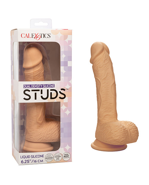 California Exotic Novelties SE-0255-25-3 Studs Dildo, 6.25", Ivory