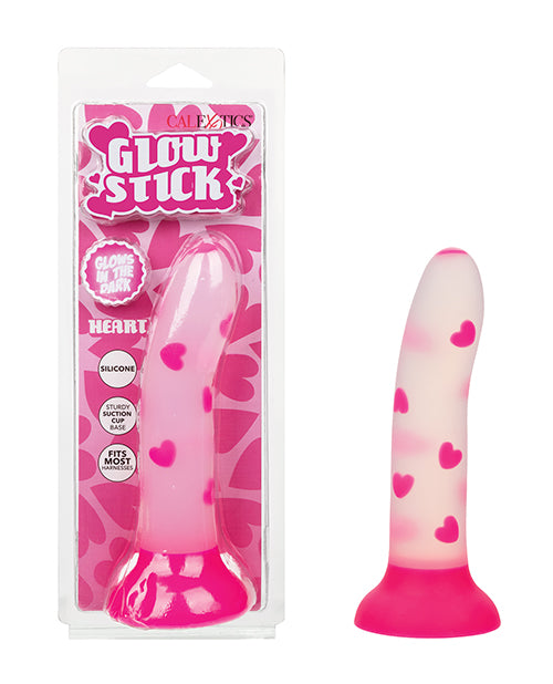 CalExotics Glow Stick™ Heart Dildo, Pink – Body-Safe Silicone