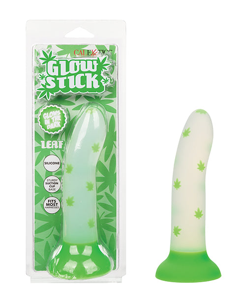 California Exotic Novelties SE-0309-05-2 Glow Stick Leaf Dildo, Green
