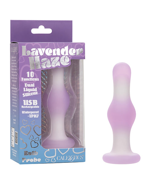 California Exotic Novelties Lavender Haze Bulb Probe - 10-Function Silicone