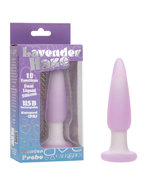 California Exotic Novelties Lavender Haze Slender Probe - 10 Functions