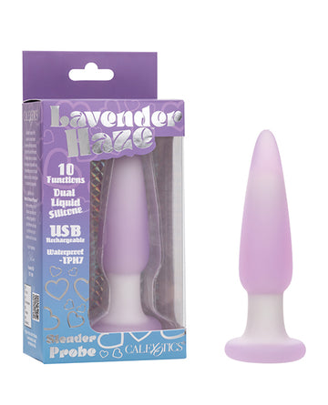 California Exotic Novelties Lavender Haze Slender Probe - 10 Functions