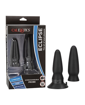 CalExotics Eclipse Interchangeable Probe Set, 12-Function Rechargeable Silicone