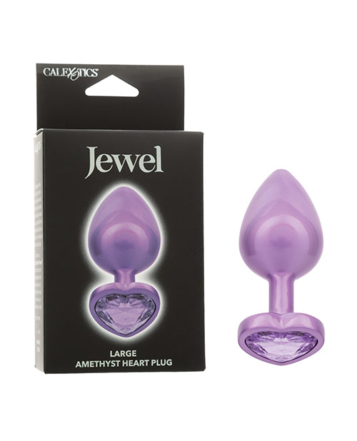 California Exotic Novelties SE-0438-50-3 Jewel Amethyst Heart, Large Purple