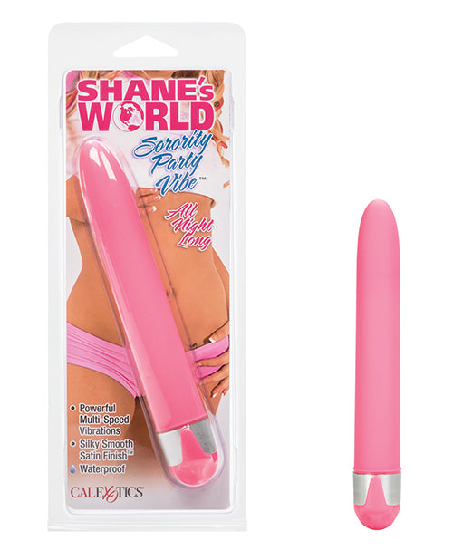 California Exotic Novelties SE-0536 Shane's World Vibe, Pink, 6.5"