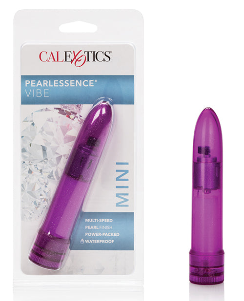 California Exotic Novelties Pearlessence Mini Vibe, 4.5" Purple Waterproof