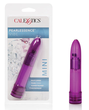 California Exotic Novelties Pearlessence Mini Vibe, 4.5" Purple Waterproof