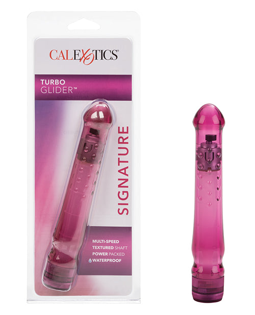California Exotic Novelties Turbo Glider Raspberry Crush, Red, Vibrating