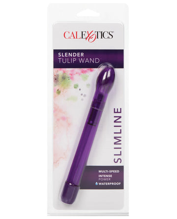 California Exotic Novelties SE-0563-14-2 Slender Tulip Wand, 6.75" Violet