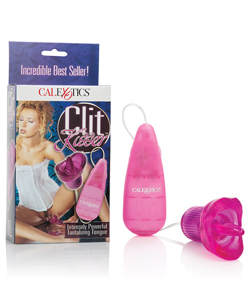 California Exotic Novelties Clit Kisser Tongue Vibrator, Purple, Multi-Speed