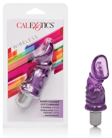 California Exotic Novelties Pussy Pleaser Clit Climaxer, Purple Vibrator