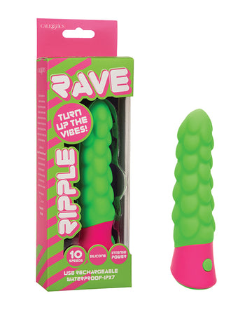 California Exotic Novelties SE-0605-10-3 Rave Ripple, Waterproof