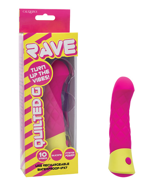 California Exotic Novelties SE-0605-14-3 Rave Quilted G, Pink Waterproof