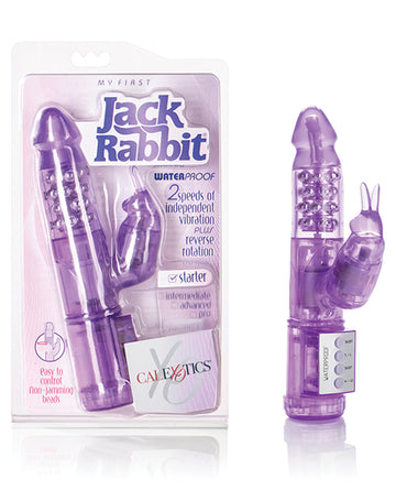 California Exotic Novelties Jack Rabbit Waterproof Vibrator, Purple