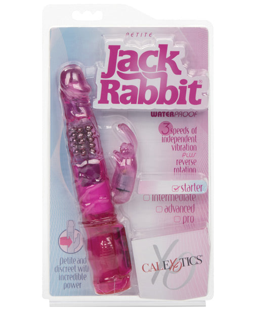 California Exotic Novelties Petite Jack Rabbit Vibrator, Multi-Function Pink