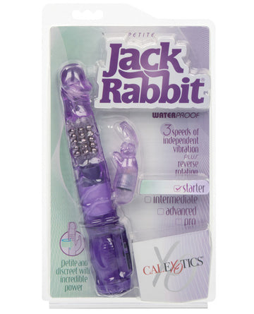 California Exotic Novelties Petite Jack Rabbit Dual Stimulation Vibrator, Purple