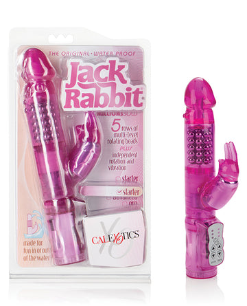 California Exotic Novelties Jack Rabbit Waterproof Vibrator, Pink