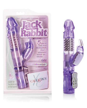 California Exotic Novelties Jack Rabbit Waterproof Vibrator, Purple