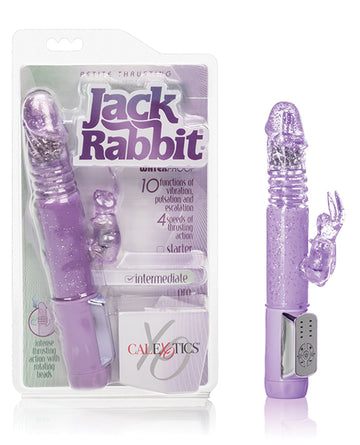 CalExotics Petite Thrusting Jack Rabbit Vibrator, 10 Functions – Purple