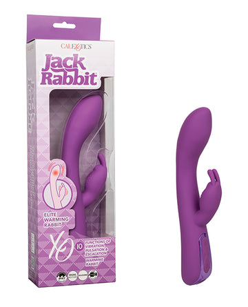 CalExotics Jack Rabbit Elite Purple - Dual Stimulation, 10 Functions