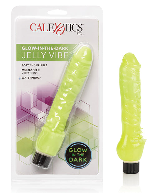 California Exotic Novelties SE-0641-10-2 Glow In The Dark 7-Inch Jelly Penis
