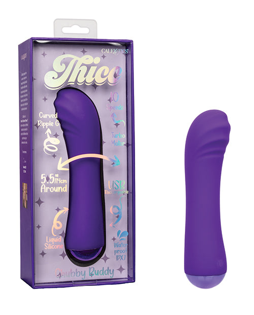 California Exotic Novelties Thicc Chubby Buddy - Purple