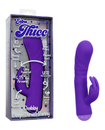 California Exotic Novelties Extra Thicc™ Chubby Deep-Thrust Bunny