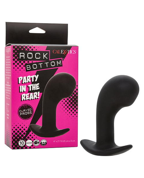 CalExotics Rock Bottom Curved Rechargeable Silicone Probe