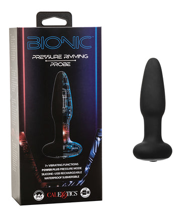 CalExotics Bionic Pressure Rimming Probe, Rechargeable Silicone