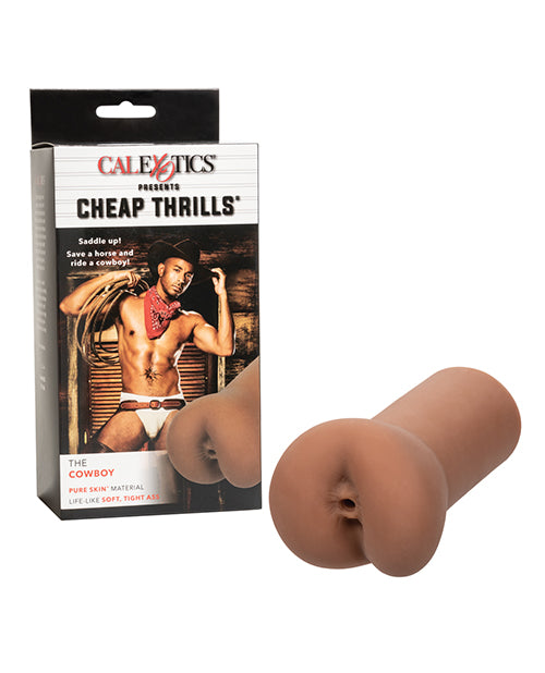 California Exotic Novelties The Cowboy Masturbator, Pure Skin TPE, 5.5 Inches