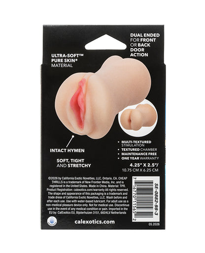 California Exotic Novelties Cheap Thrills Cherry Poppers The Car Hop Dual-Entry Masturbator