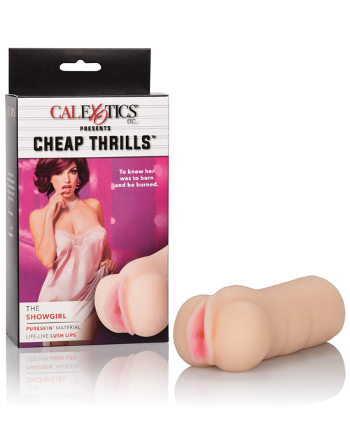 California Exotic Novelties SE-0883-05-3 The Showgirl Stroke Sleeve, Ivory TPE
