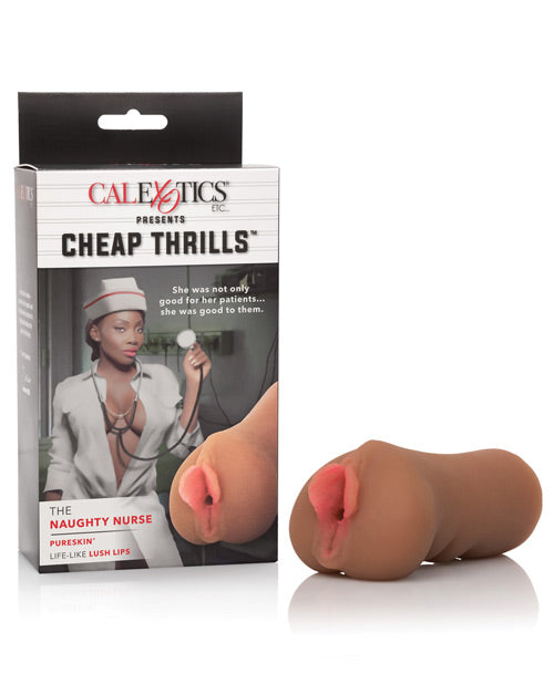 California Exotic Novelties SE-0883-12-3 Naughty Nurse Masturbator, Brown