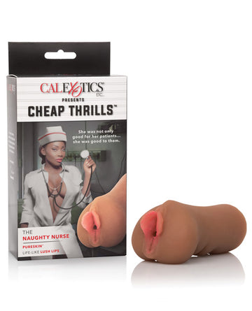 California Exotic Novelties SE-0883-12-3 Naughty Nurse Masturbator, Brown