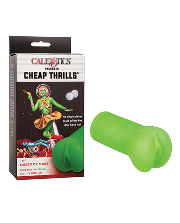 California Exotic Novelties SE-0883-90-3 Queen of Mars Stroker, 5.5 Inch, Green