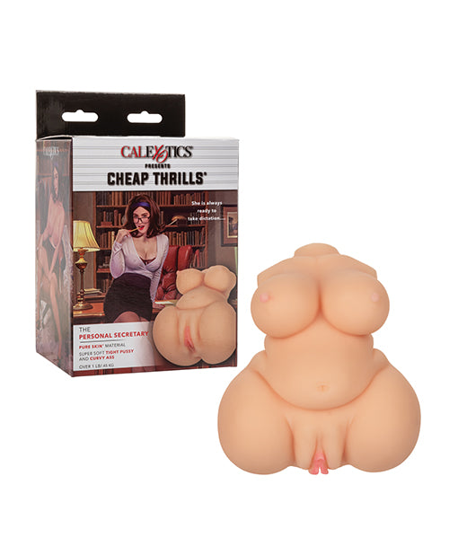 California Exotic Novelties Personal Secretary Dual-Entry TPR Masturbator