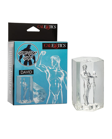 California Exotic Novelties SE-0892-60-3 David Masturbator, Clear TPE