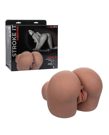 California Exotic Novelties Stroke It Vibrating Twerking BBL, Life-Size