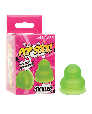 California exotic novelties SE-0936-03-3 Pop Sock! Tickler Stroker, Green