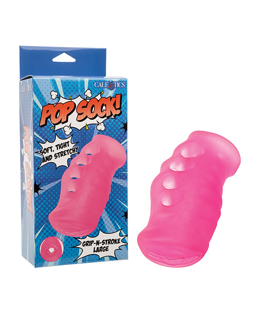 California Exotic Novelties SE-0936 Pop Sock! Grip-N-Stroke Large, Pink